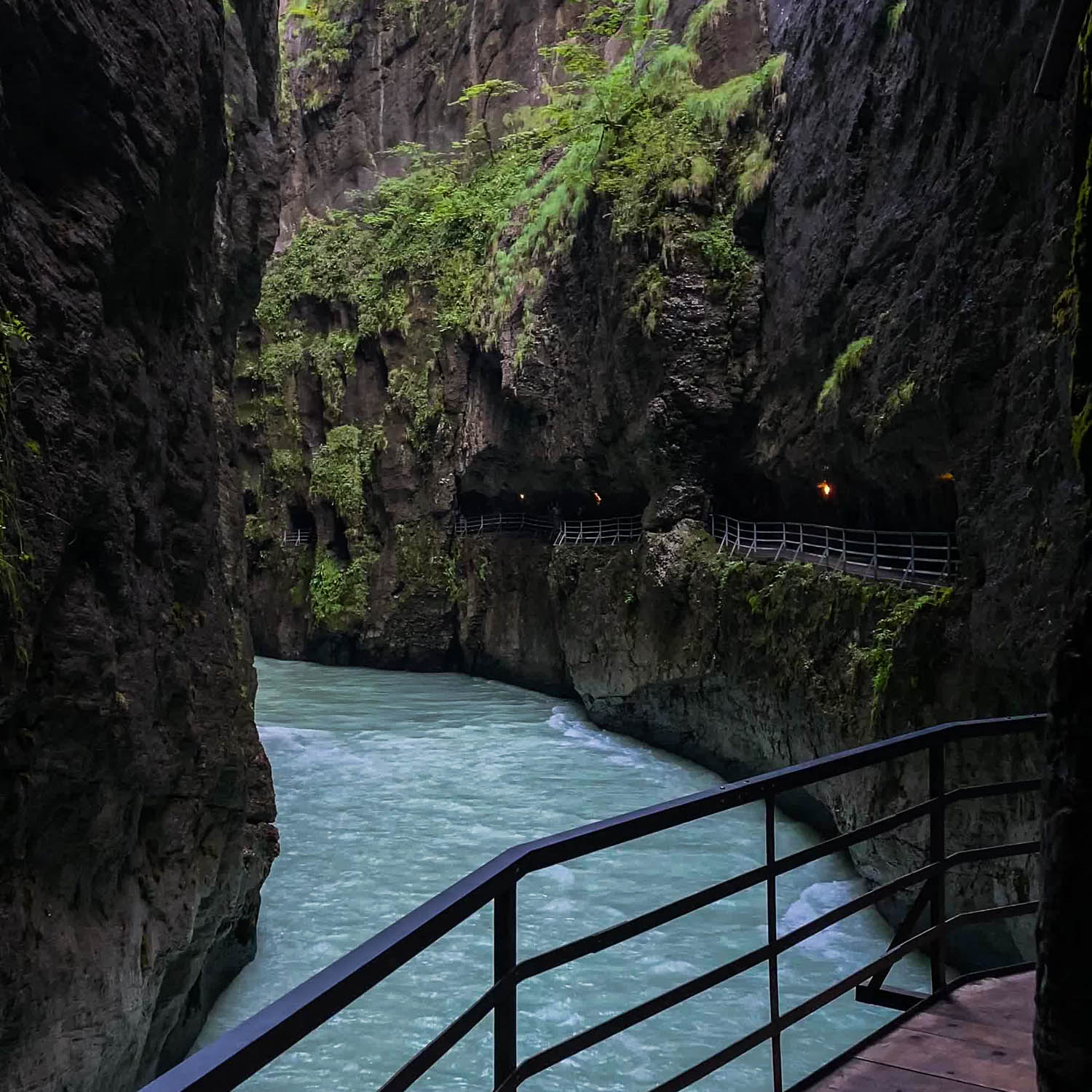 Western Entrance Aare Gorge — Switzerland