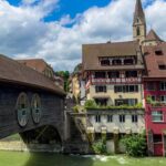 Limmat Bridge Baden — Switzerland