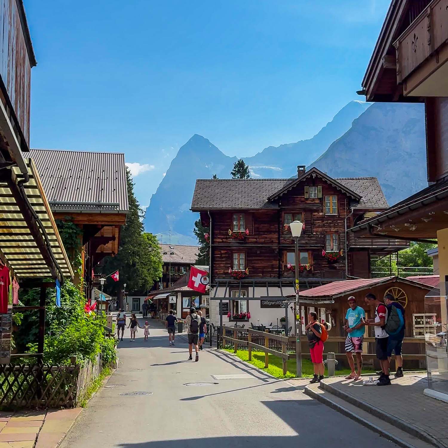Village Lane Mürren — Switzerland