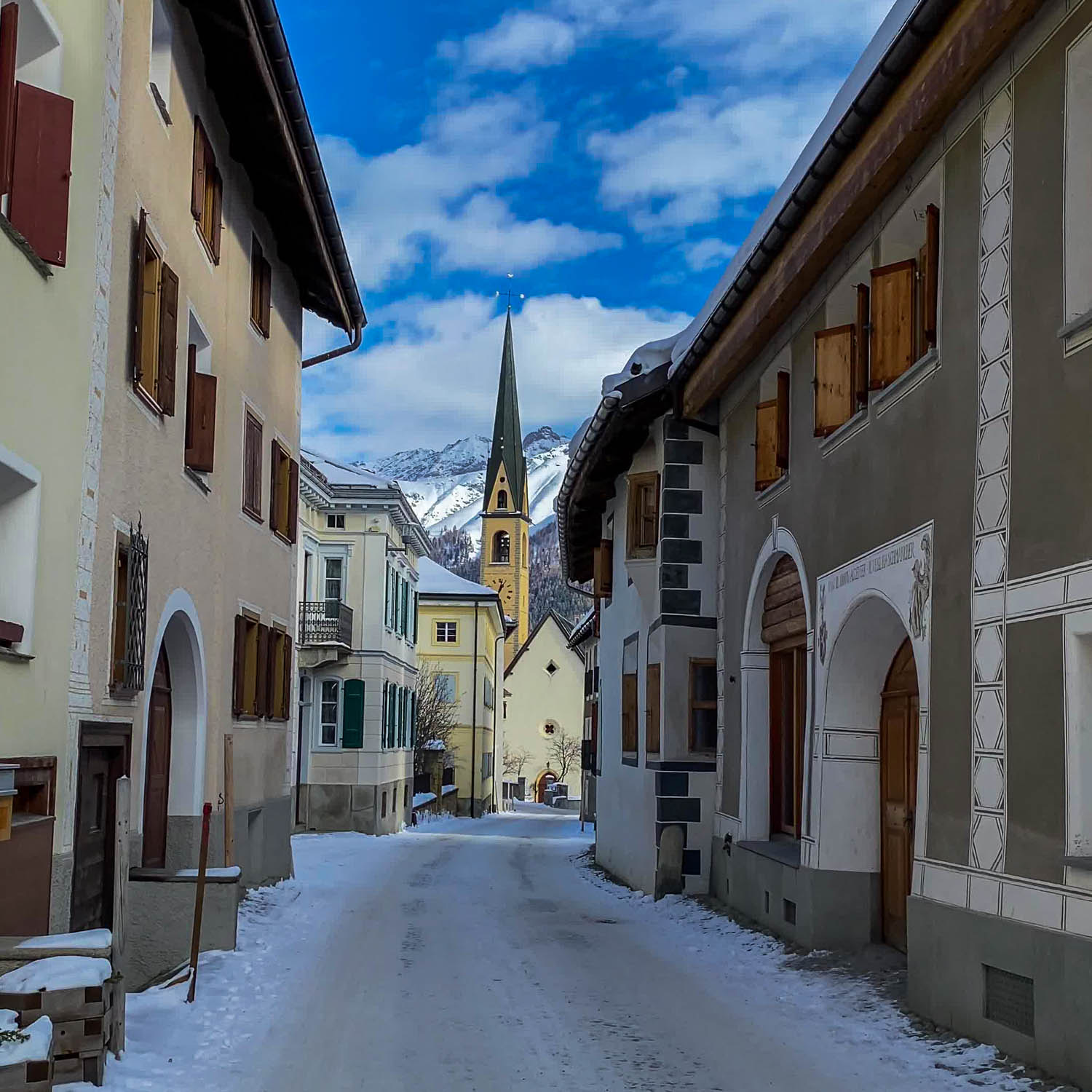 Village Lane S-chanf — Switzerland