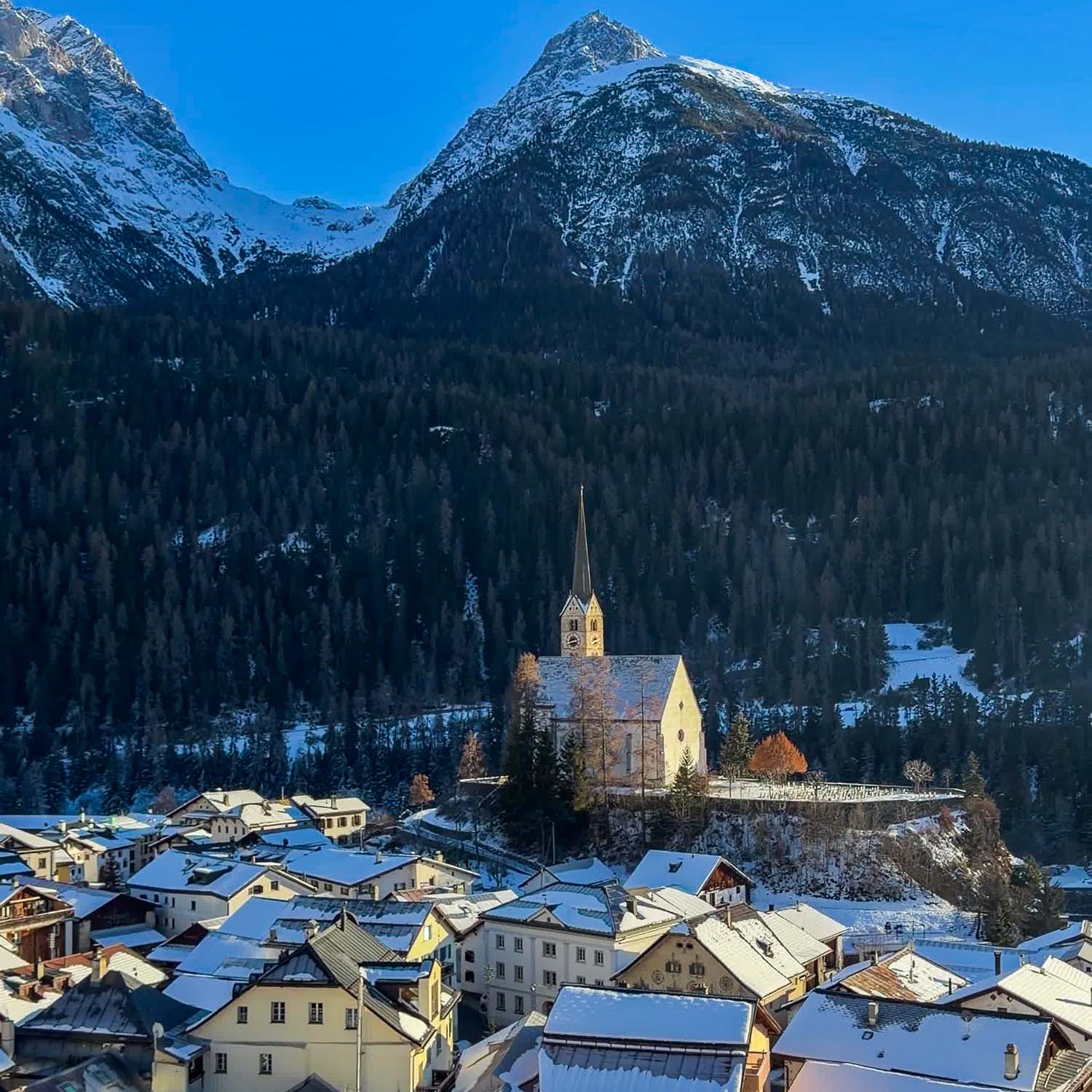Via dals Bogns Church View — Switzerland