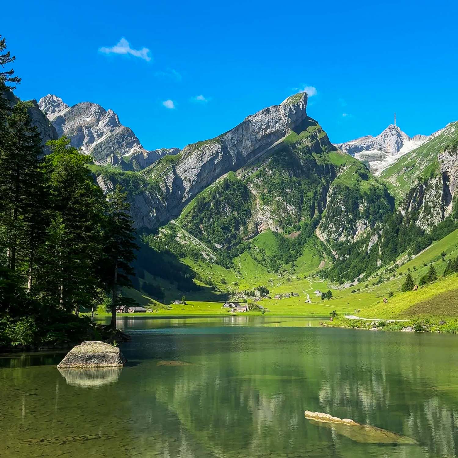 Lake Seealp North Side — Switzerland