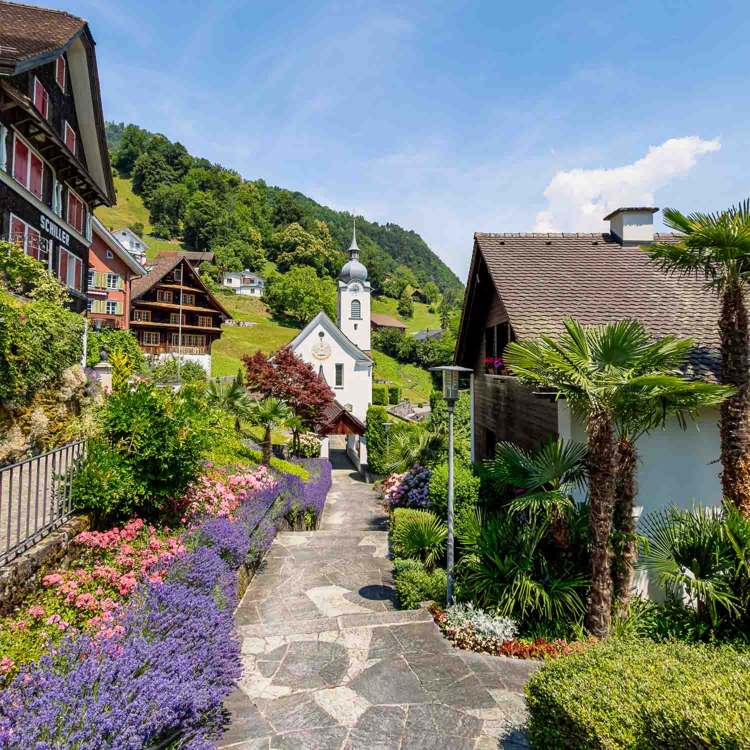 Bauen Village Street — Switzerland